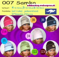 Detská čiapka SAMKO
